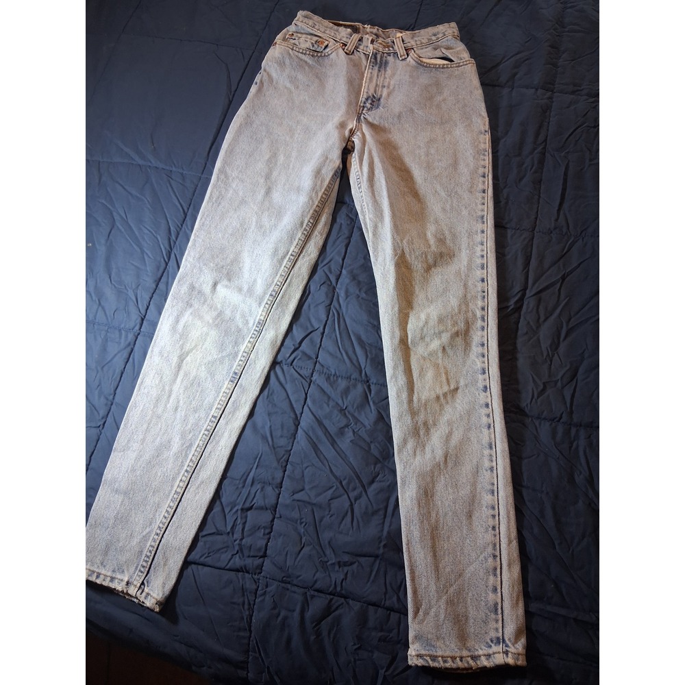 Vintage Levis 512‎ Slim Fit Tapered Leg Jeans Light Wash High Waist USA Size 5